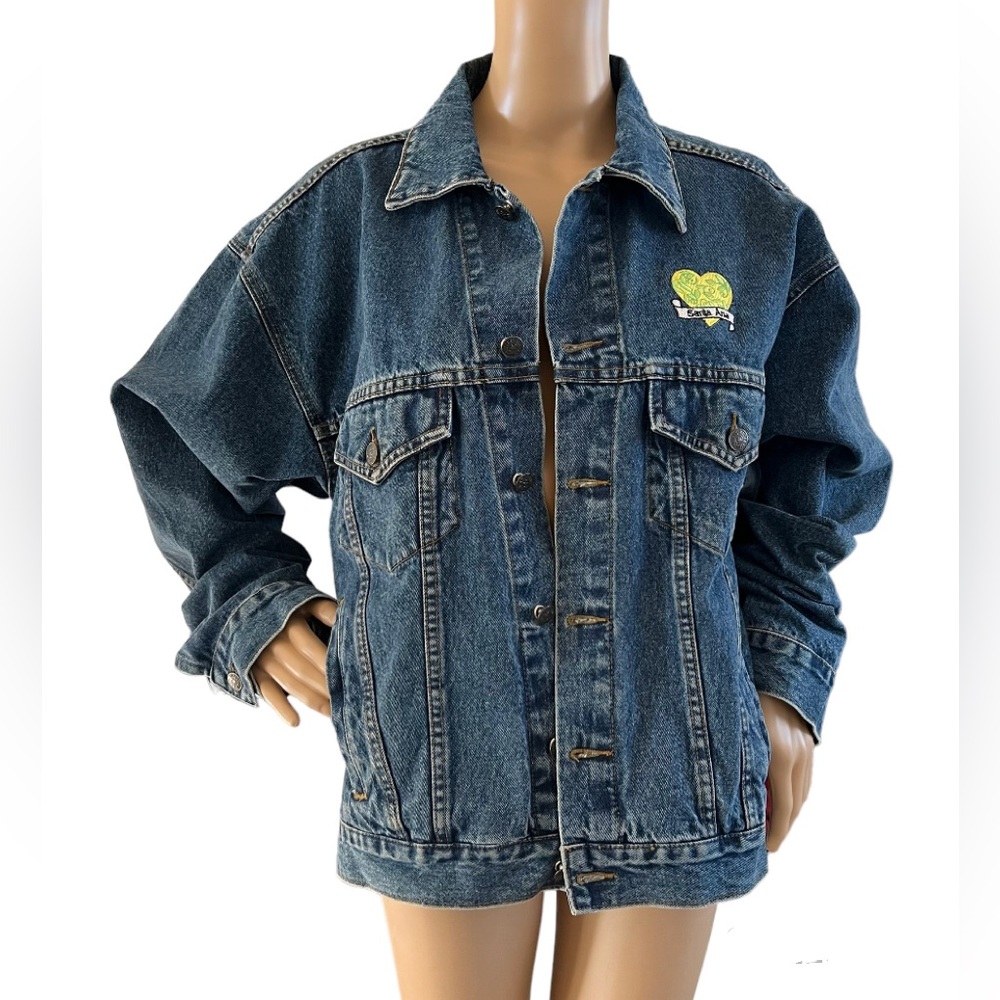 Butterfield Stage Women’s Denim Jacket Santa Ana Embroidered Brighton